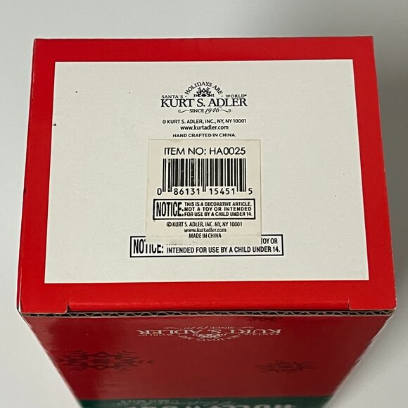 Kurt Adler Short Bucket Hat Soldier Wooden Hollywood Christmas Nutcracker 7 1/2" - Picture 13 of 13